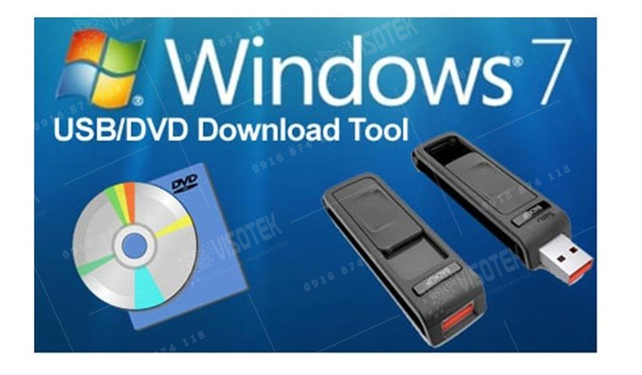 Hướng dẫn sử dụng công cụ Windows 7 USB/DVD Download Tool