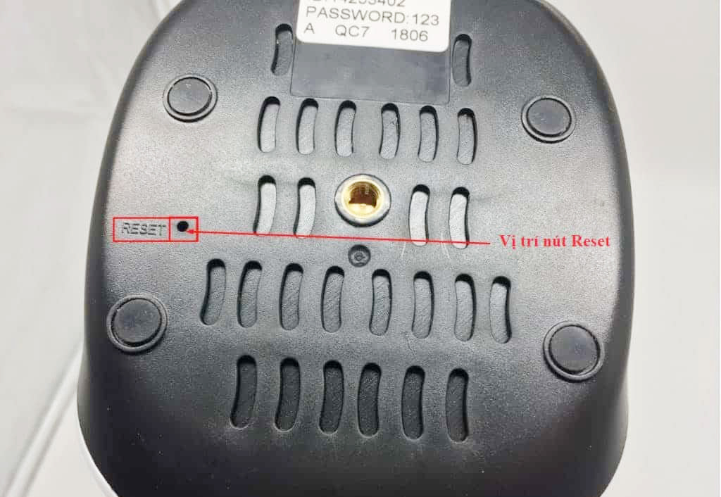 Vị trí nút reset yoosee 3 râu, 2 râu