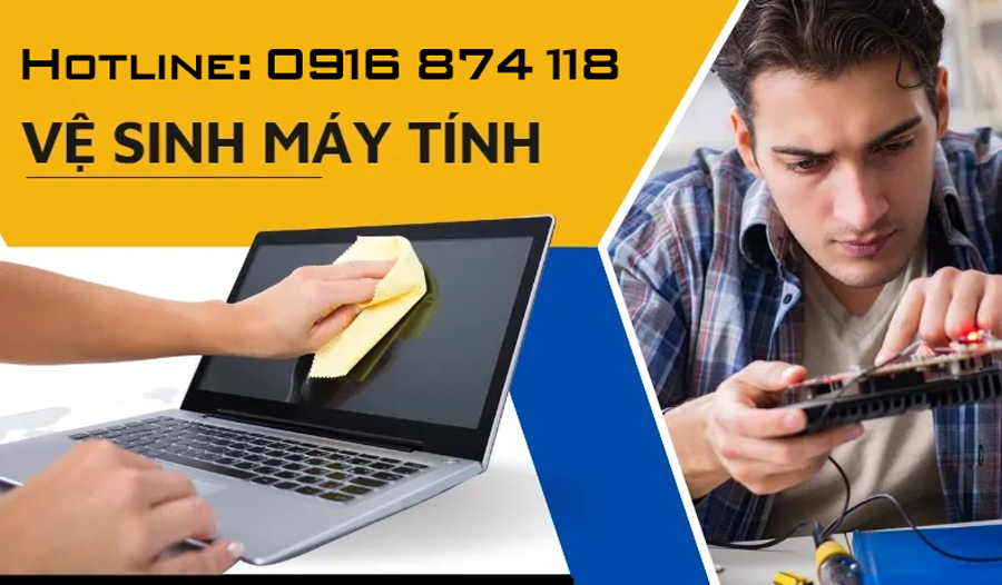 Dịch vụ vệ sinh máy tính tại nhà Hà Nội