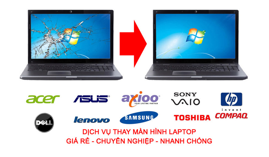 Thay màn hình Laptop