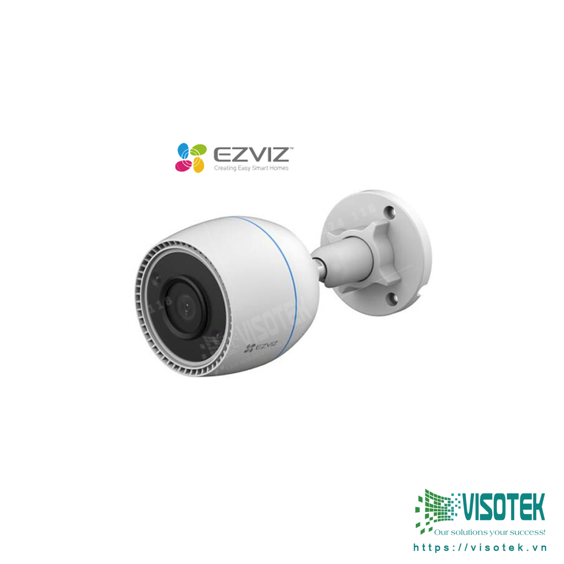 Camera IP không dây Wifi ngoài trời Ezviz H3C CS-H3C (2MP, 4MM)