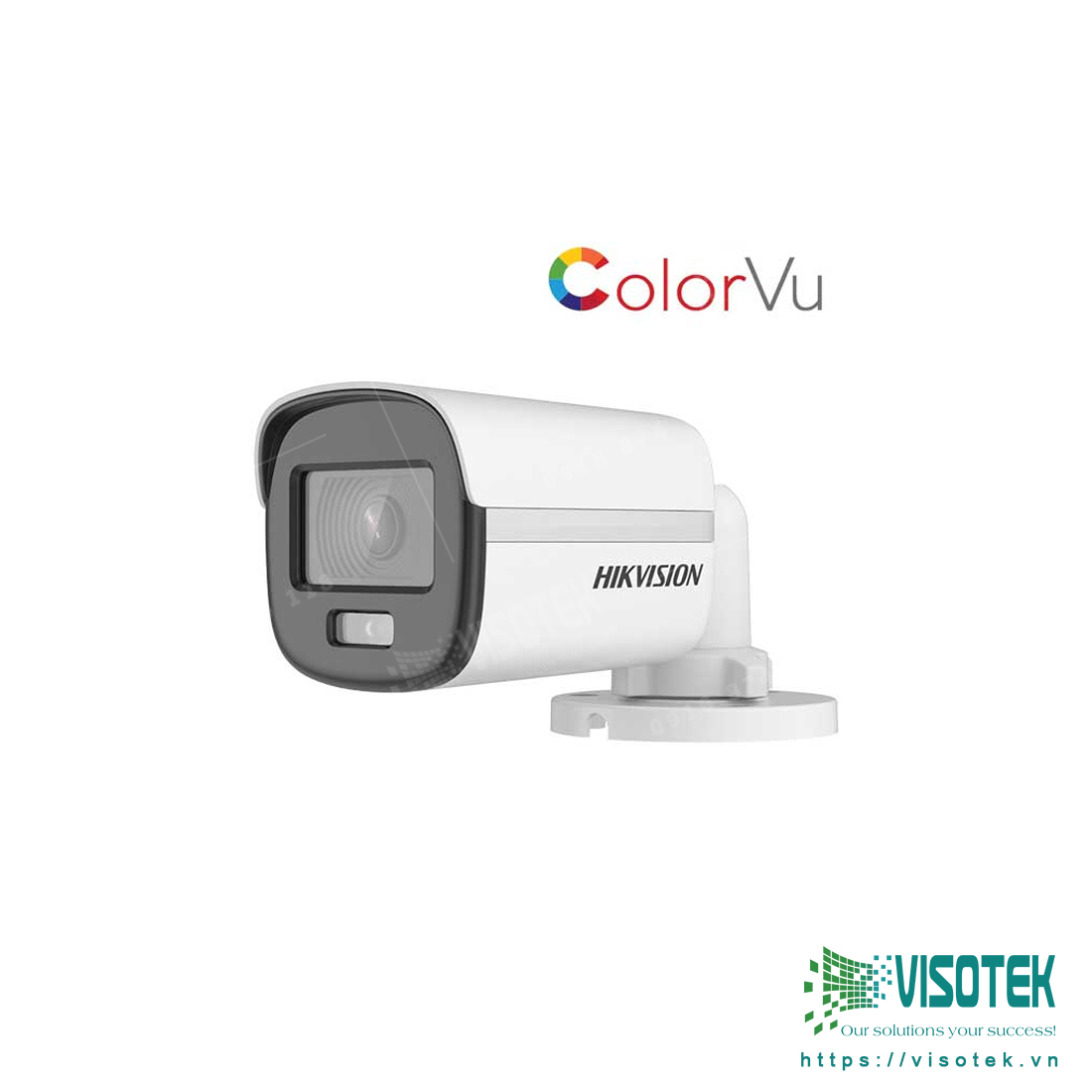 Camera ngoài trời HD TVI ColorVu Hikvison DS-2CE10DF0T-F