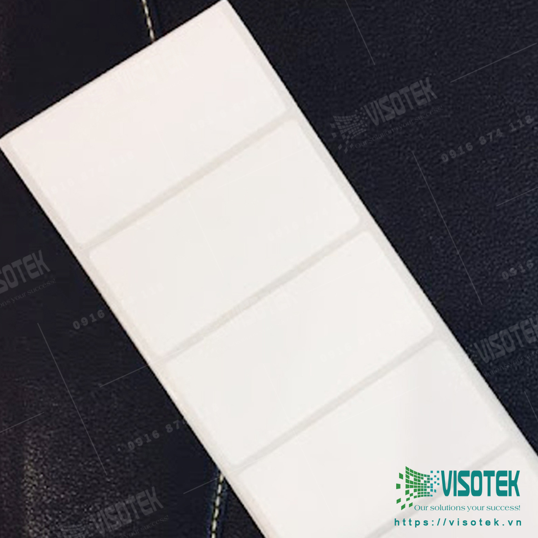 Decal mã vạch PVC 80x40mm cuộn 100m