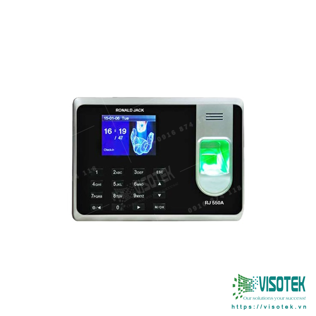 Máy chấm công vân tay Ronald Jack RJ 550