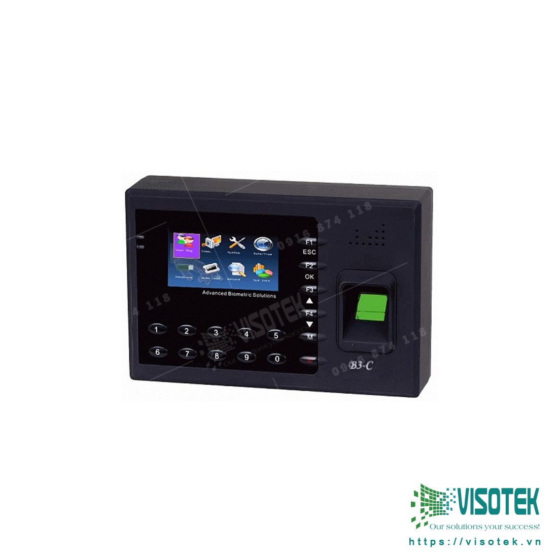 Máy chấm công vân tay ZKSoftware B3-C