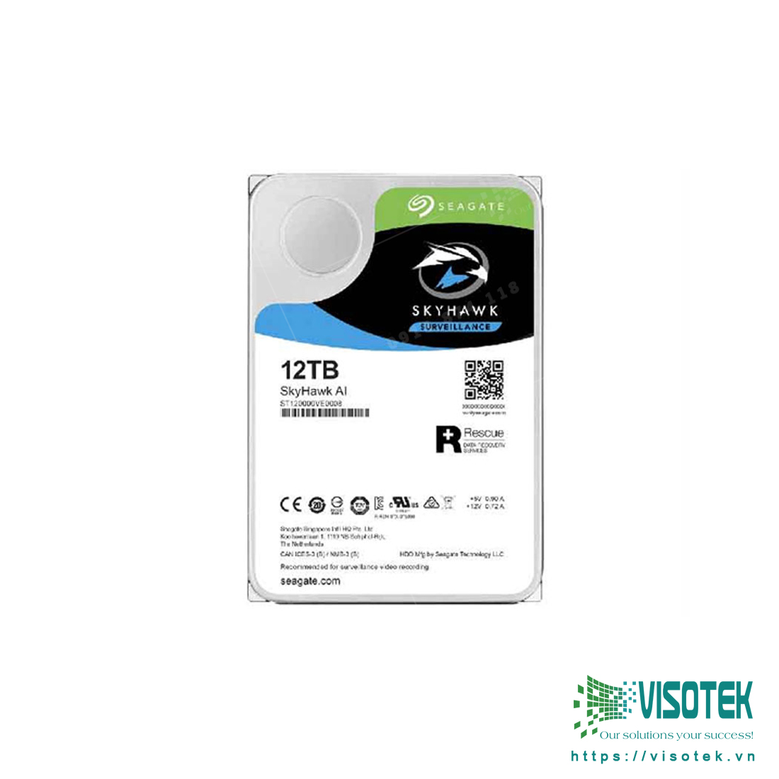 Ổ cứng Camera Seagate SkyHawk AI 12TB ST12000VE001