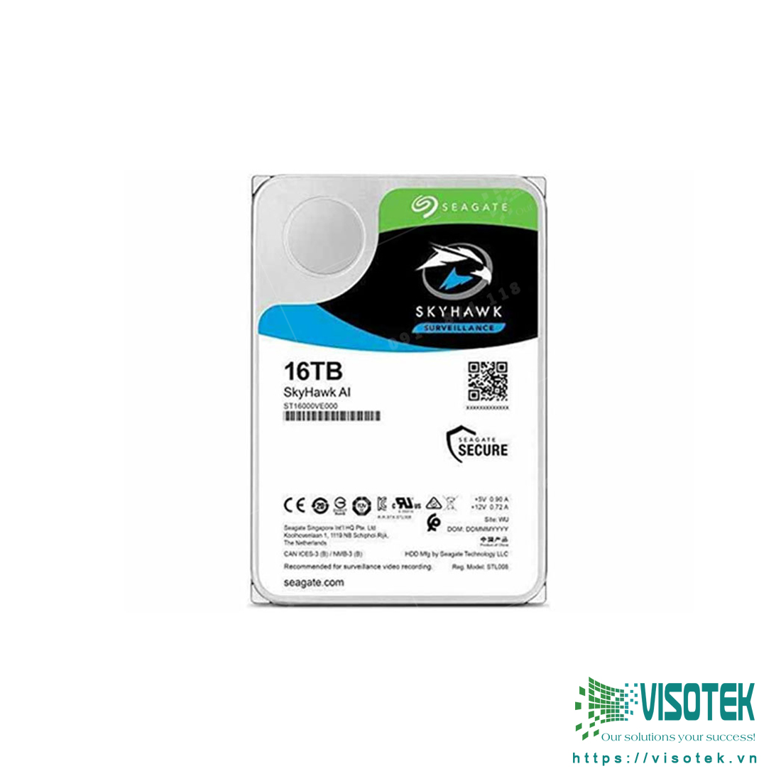 Ổ cứng Camera Seagate SkyHawk AI 16TB ST16000VE002