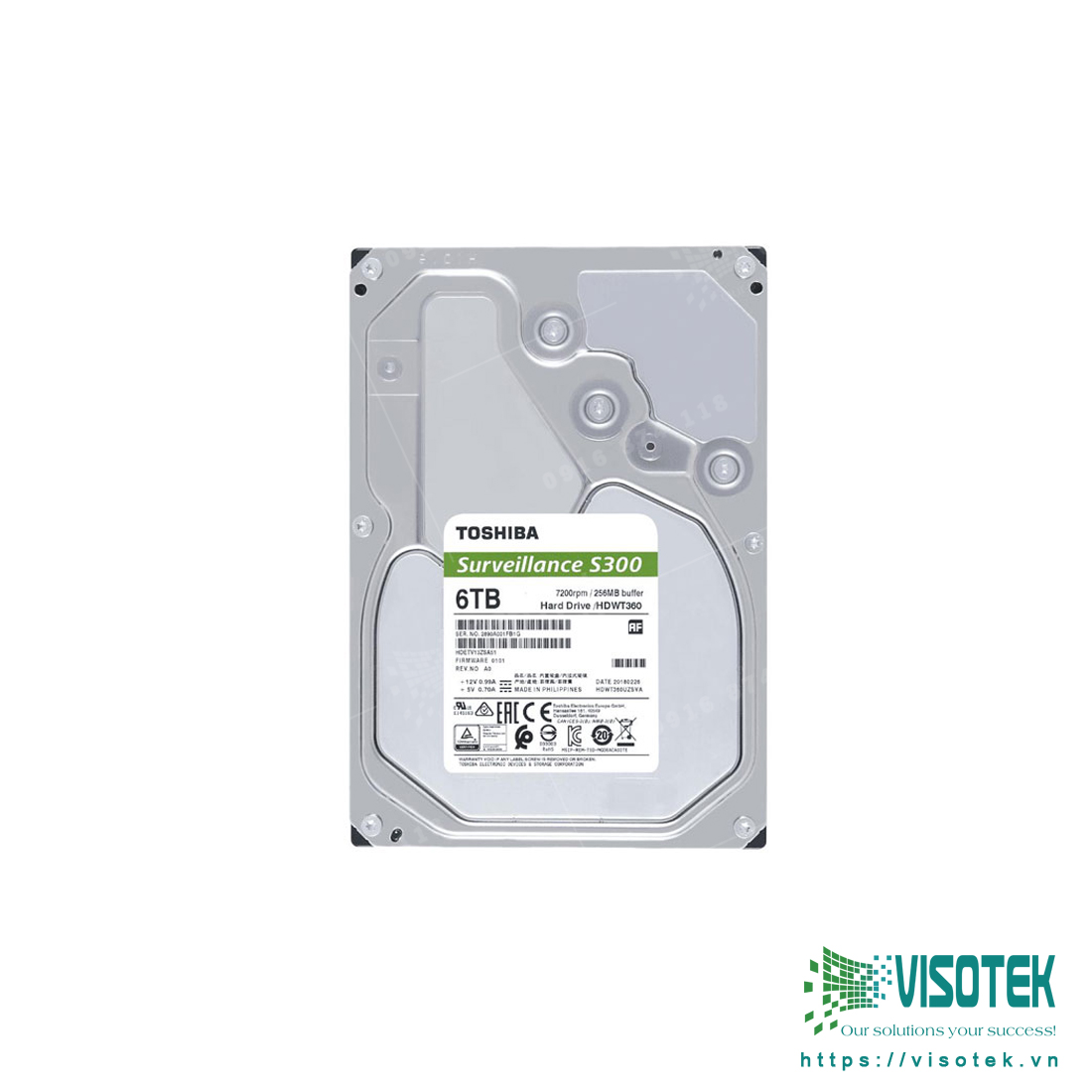 Ổ cứng Camera Toshiba 6TB HDWT360UZSVA