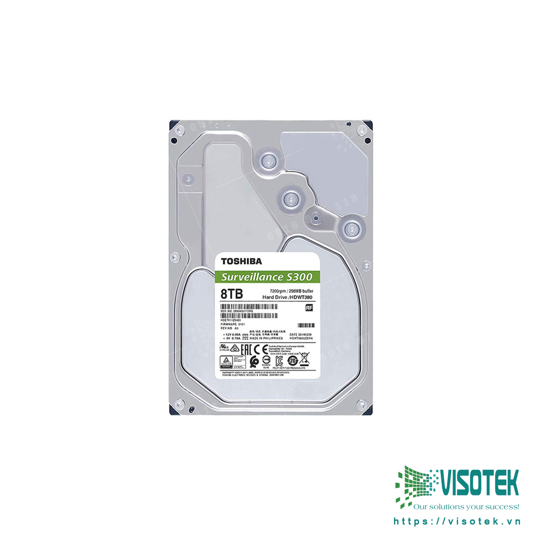 Ổ cứng Camera Toshiba 8TB HDWT380UZSVA