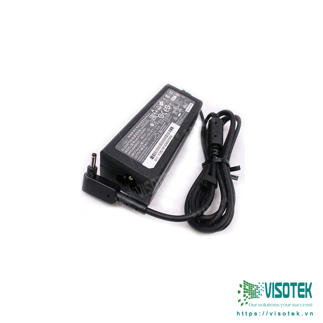 Sạc laptop Acer 19.5V - 2.37A 45W chân nhỏ, hình chữ nhật