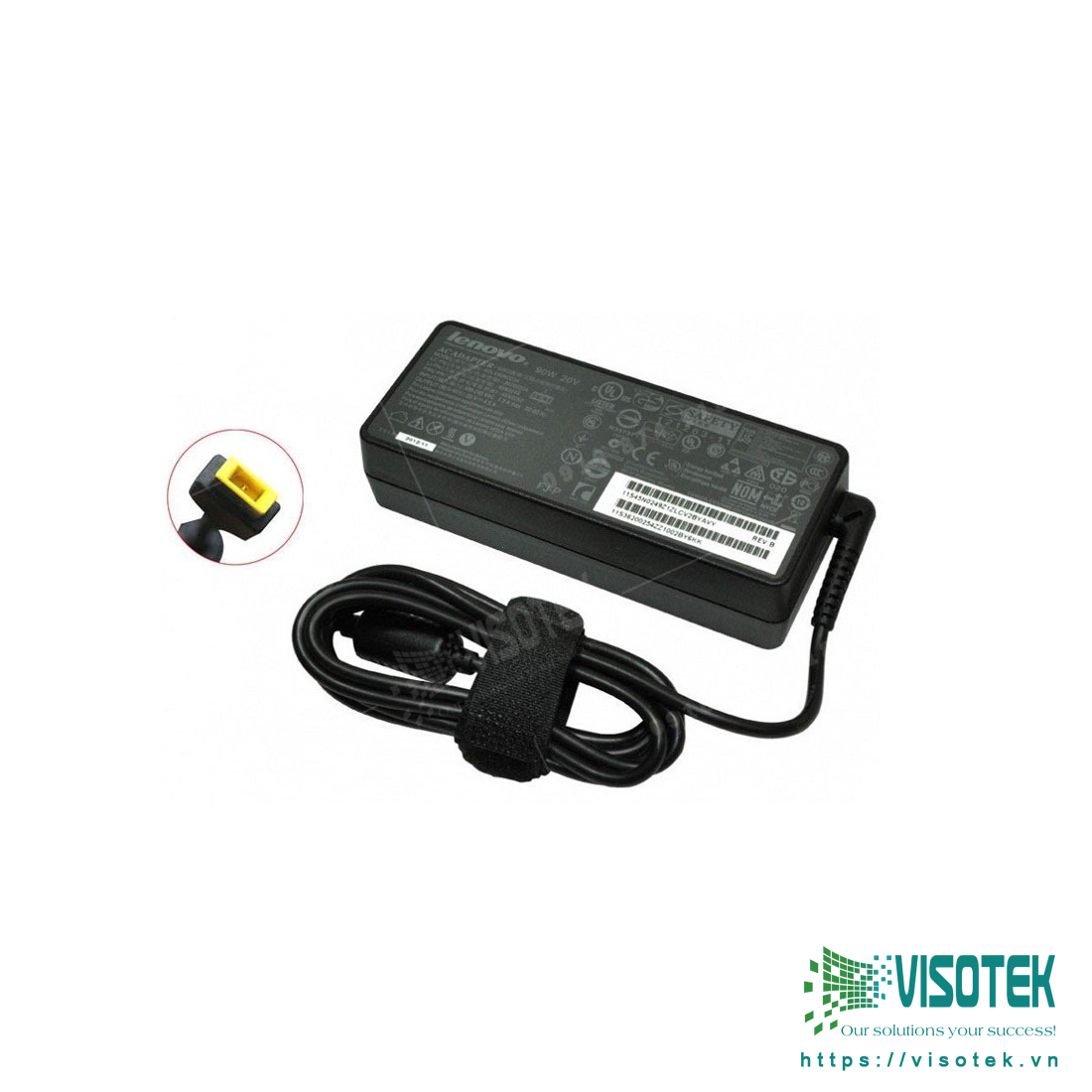 Sạc laptop Lenovo 20V 3.25A 65W chân vuông (USB) hàng zin