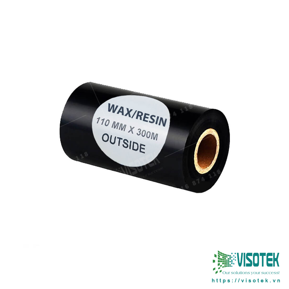 Mực in mã vạch Wax Resin 110mm x 300m